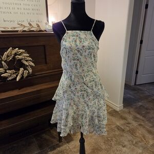 Banana Republic Floral Dress. Perfect Wedding Guest Dress!
